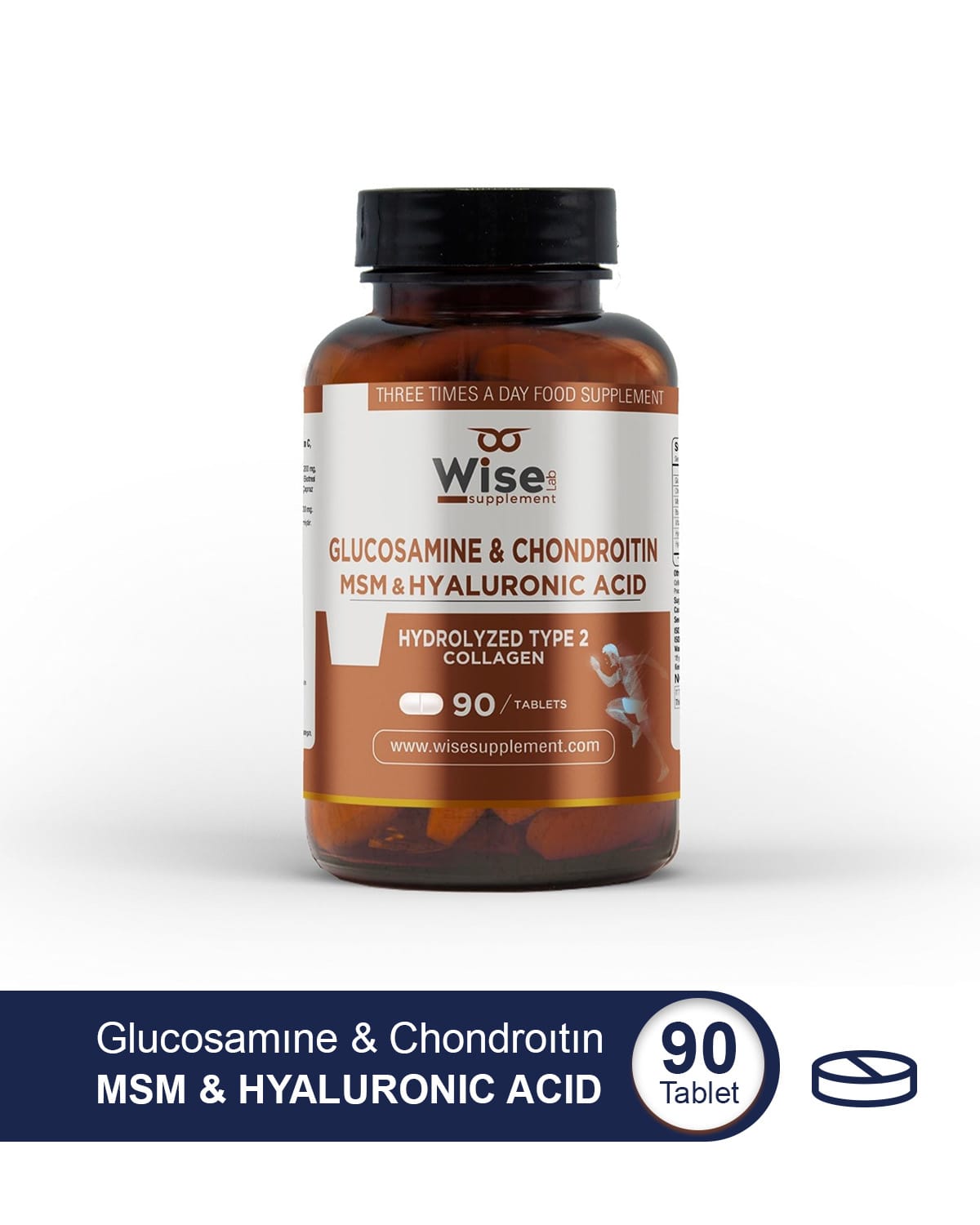 Wiselab Glukozamin & Kondroitin & MSM Tip 2 90 Tablet
